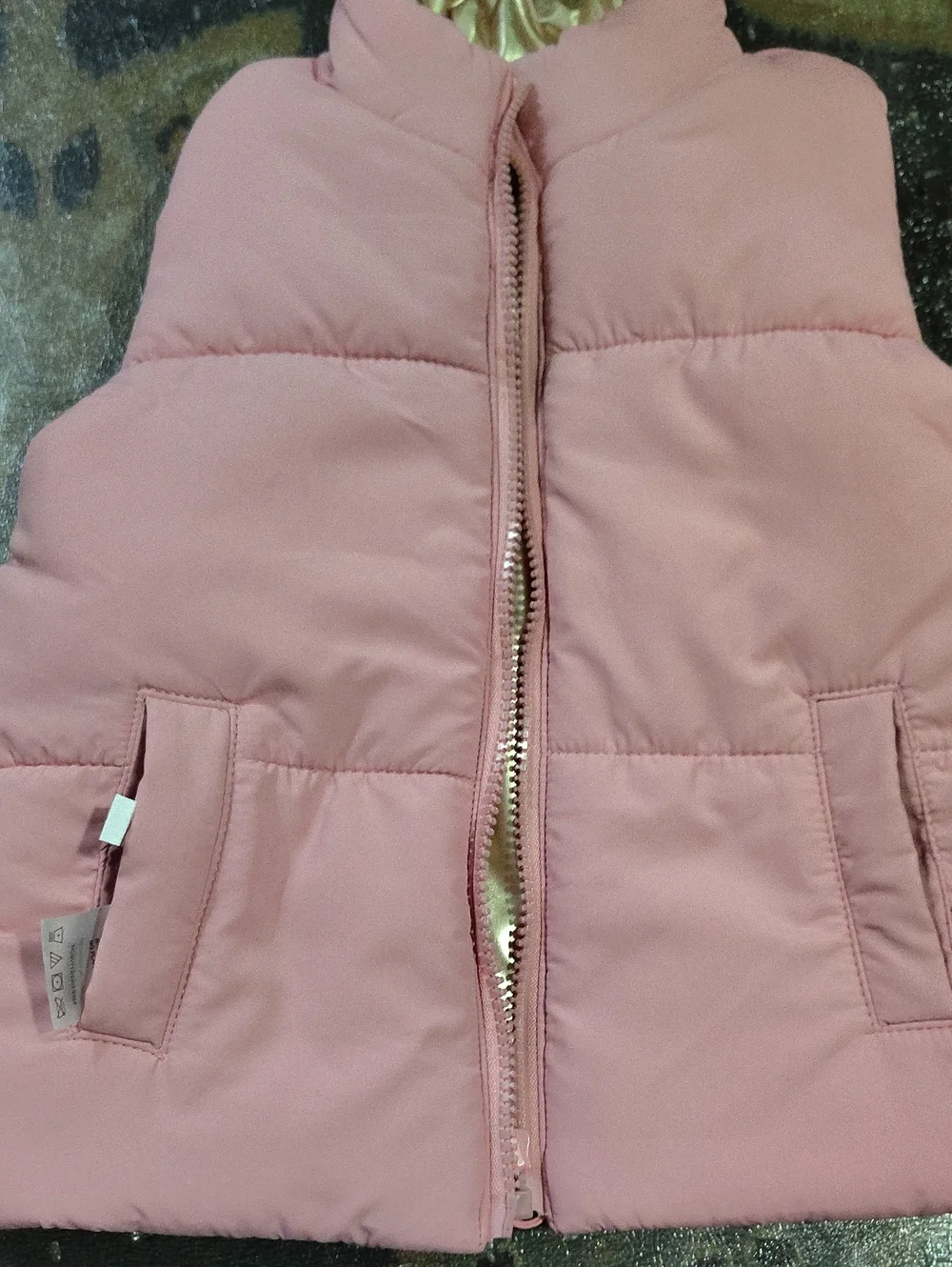 3t Pink And Gold Reversible Vest $25
